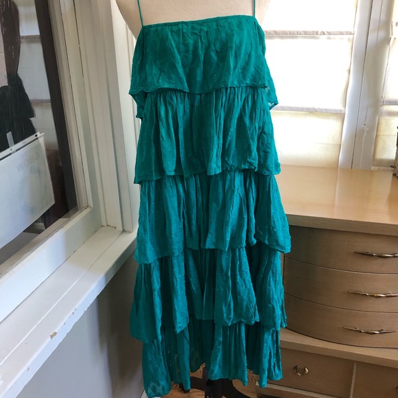 Anthropologie tiered ruffled dress NWT - Picture 3 of 7